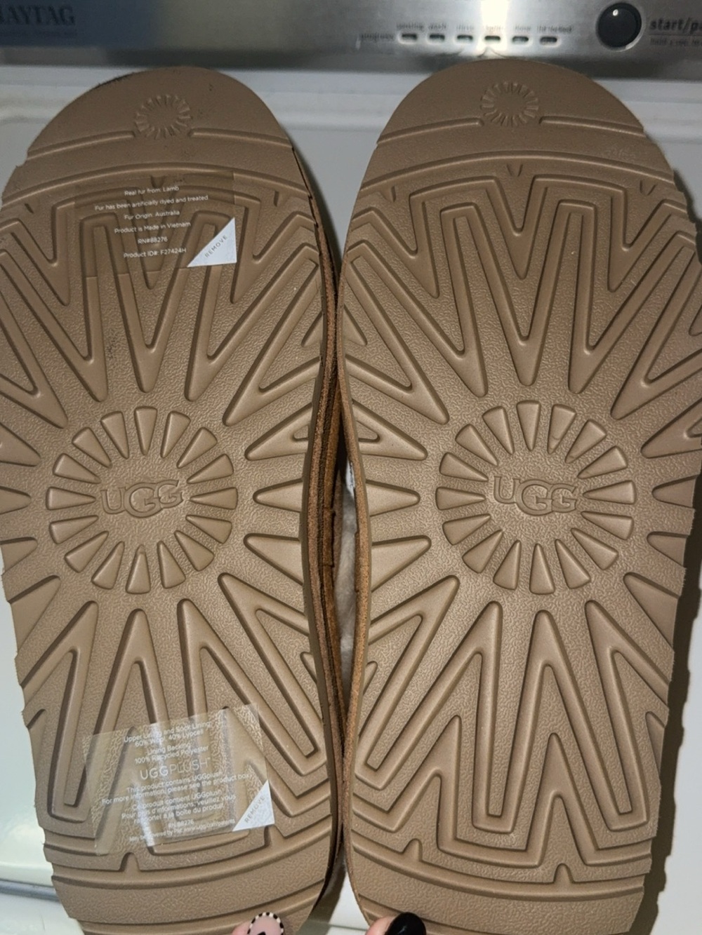 UGG Classic Cozy Shearling Slippers - Chestnut - Picture 4 of 5